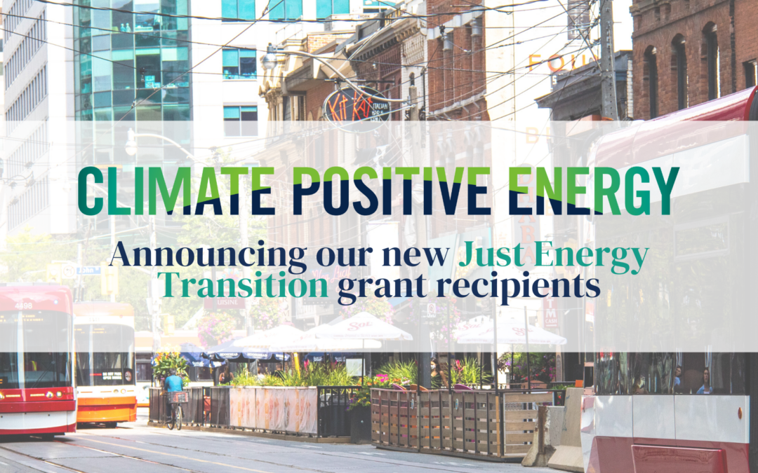 Climate Positive Energy Announces Just Energy Transition Grant Recipients