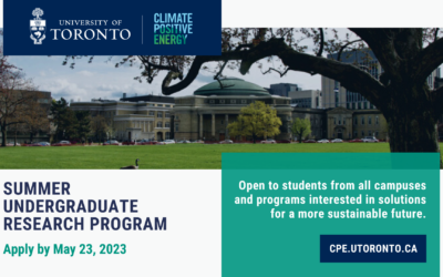Climate Positive Energy Summer 2023 Undergraduate Research Program