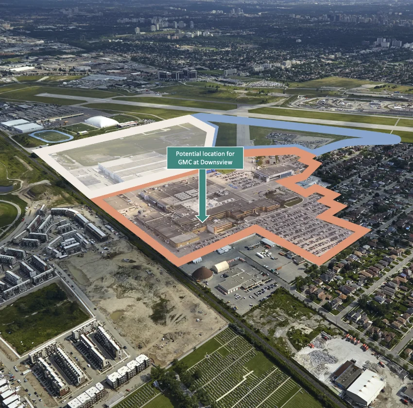 Hangar Reuse Location at Downsview