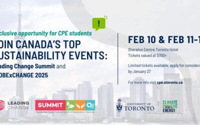 Student Opportunity: CPE is partnering with Leading Change Summit
