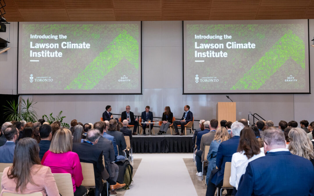 Highlights from U of T’s launch of the Lawson Climate Institute